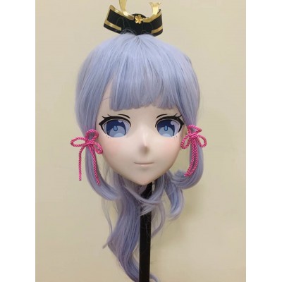 (KMC01)Customize Character High Quality Female/Girl Resin Half Head Cosplay Japanese Anime Game Role Play 'Ayaka' Kigurumi Mask Special Offer!! (KMC01)Customize Character High Quality Female/Girl Resin Half Head Cosplay Japanese Anime Game Role Play 'Ayaka' Kigurumi Mask Special Offer!!